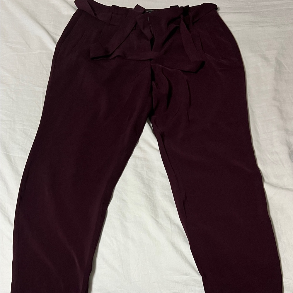 RW&CO. Women's Deep Burgundy Trousers